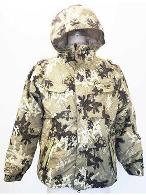686 Boy's Smarty 3-in-1 Insulated Snowboard Jacket Graphic Camo Print Fleece XL